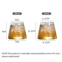 Tom Küche & Esszimmer-Mountain Glass Tassen-Set – Kaffee, Whisky, Saft, Tee, Wein, 46-teilig