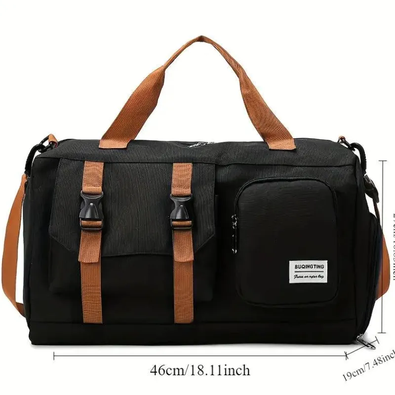 BagAura Taschen & Geldbörsen-Multifunktionale große Crossbody-Reisetasche mit Schuhfach