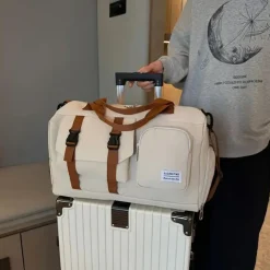 BagAura Taschen & Geldbörsen-Multifunktionale große Crossbody-Reisetasche mit Schuhfach