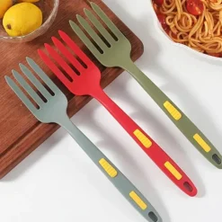 Tom Küche & Esszimmer-Multifunktionale Kochgabel aus Silikon – Rühr- und Servierutensil