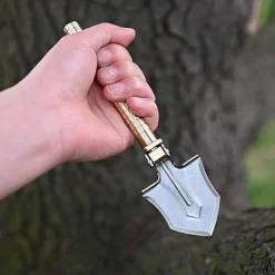 Wilderness Haven Heimwerkzeuge|Outdoor & Garten-Multifunktionale Mini-Campingschaufel – 3-in-1-Werkzeug für den Außenbereich