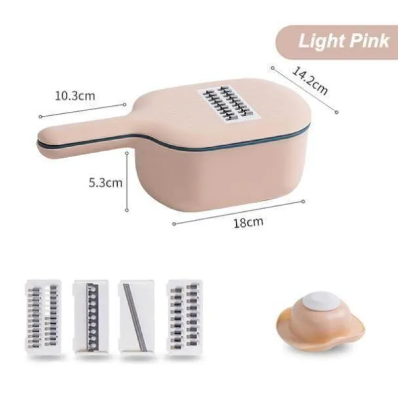 Deco Küche & Esszimmer-Multifunktionale Pastellreibe – leicht zu verstauendes Küchenwerkzeug