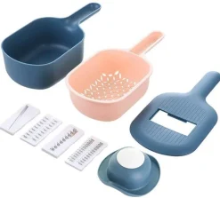 Deco Küche & Esszimmer-Multifunktionale Pastellreibe – leicht zu verstauendes Küchenwerkzeug