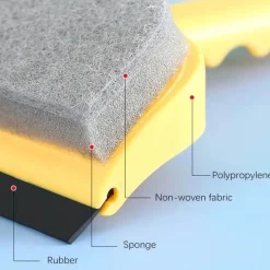 The Decor Haven Küche & Esszimmer-Multifunktionale Reinigungsschwammbürste - Vielseitiger Küchenwischer für Zuhause