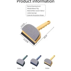 The Decor Haven Küche & Esszimmer-Multifunktionale Reinigungsschwammbürste - Vielseitiger Küchenwischer für Zuhause