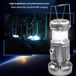 Roam Ready Heimwerkzeuge|Outdoor & Garten-Multifunktionale wasserdichte Powerbank-Laterne - Tragbares Ladegerät für den Außenbereich