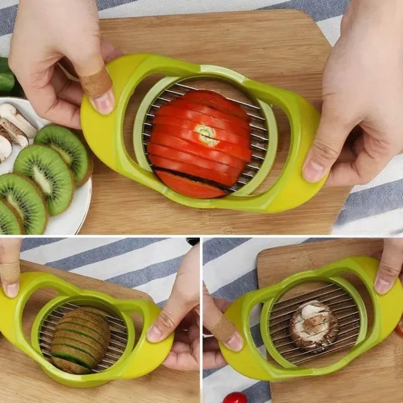 Tom Küche & Esszimmer-Multifunktionaler Gemüseschneider aus Edelstahl – Küchenhelfer