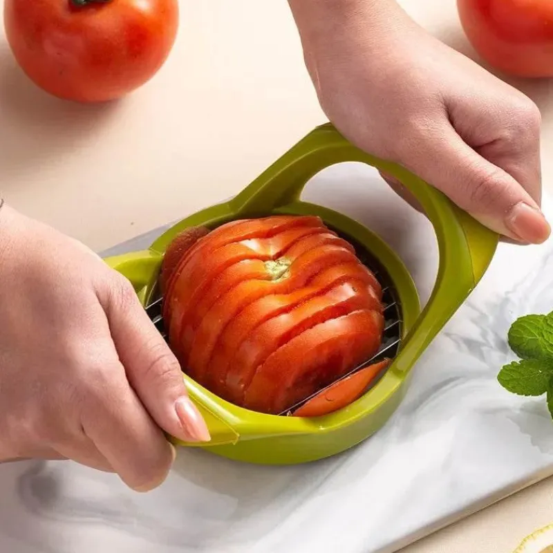 Tom Küche & Esszimmer-Multifunktionaler Gemüseschneider aus Edelstahl – Küchenhelfer