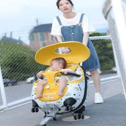 Kinder Wilderness Haven Kinderwagen & Zubehör|Outdoor-Artikel-Multifunktionaler Gepäckkinderwagen – Reisefreundliche Babytrage