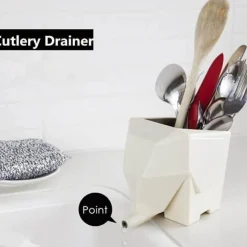 The Decor Haven Küche & Esszimmer-Multifunktionaler Küchenabtropfhalter – Kreativer Organizer