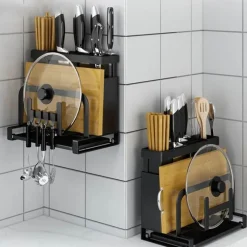 Space Savvy Küche & Esszimmer-Multifunktionaler Küchen-Organizer – Halter für Kochutensilien