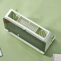 Space Savvy Küche & Esszimmer-Multifunktionaler Küchenutensilien-Organizer – Besteckhalter