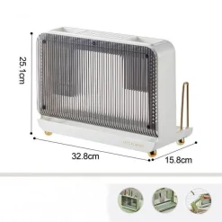 Space Savvy Küche & Esszimmer-Multifunktionaler Küchenutensilien-Organizer – Besteckhalter