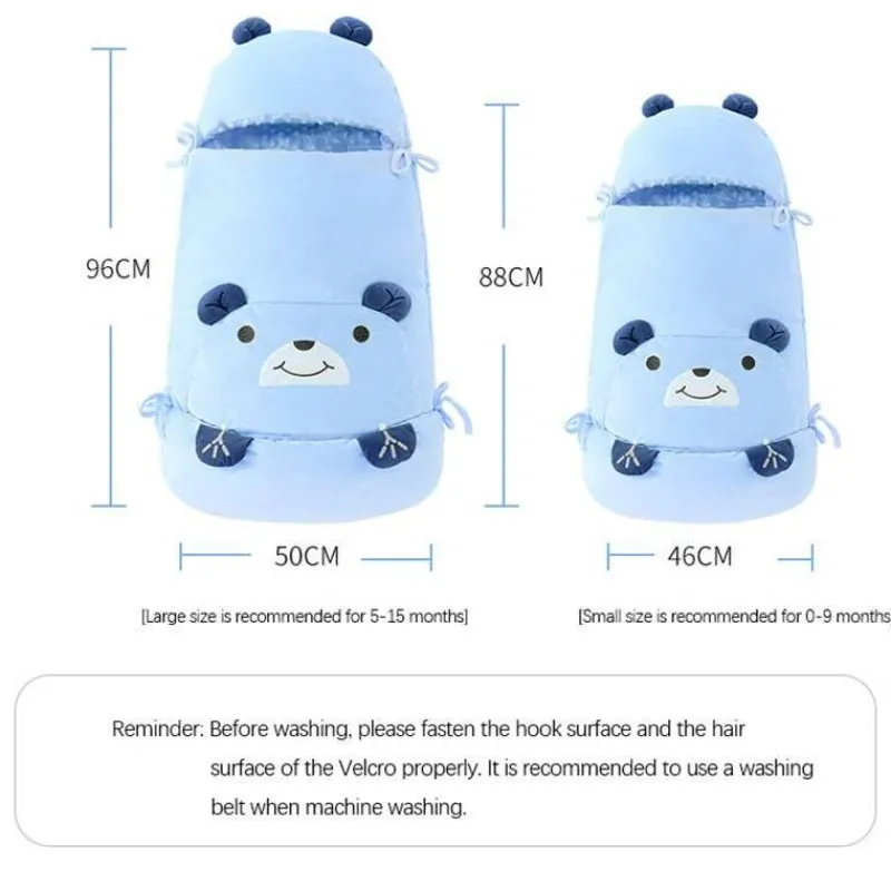Kinder The Decor Haven Kinderwagen & Zubehör-Multifunktionaler Schlafsack - Bedtime Bear Design