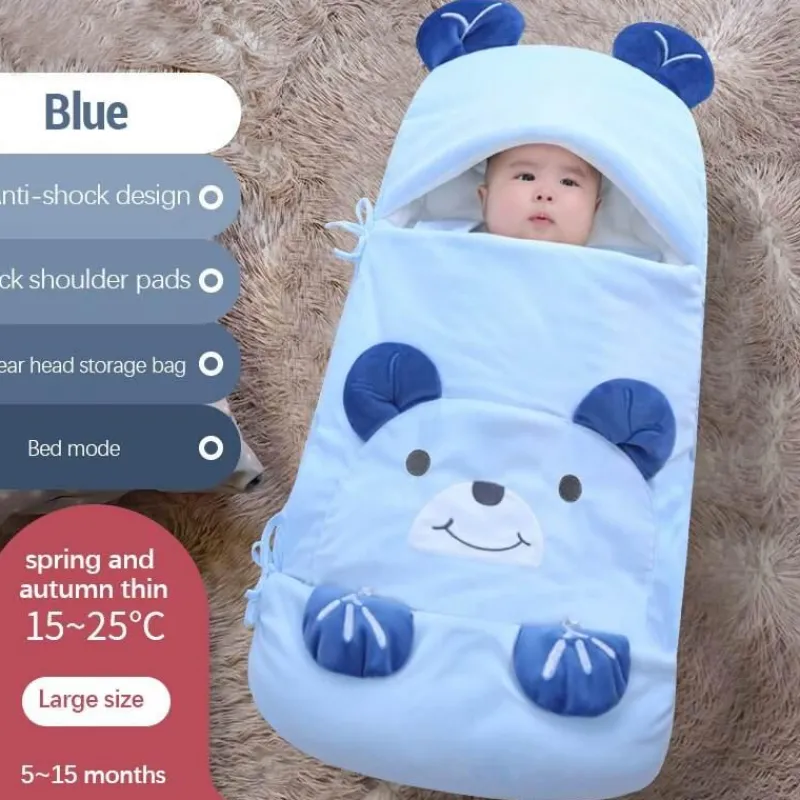 Kinder The Decor Haven Kinderwagen & Zubehör-Multifunktionaler Schlafsack - Bedtime Bear Design