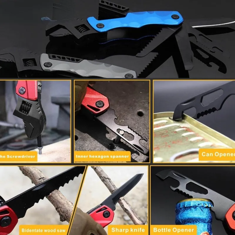 The Outdoor Vault Outdoor-Artikel|Outdoor-Gadgets-Multifunktionaler Taschenschlüssel – Vielseitiges All-in-One-Werkzeug für den Outdoor-Einsatz