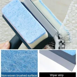 Deco Küche & Esszimmer-Multifunktionales doppelseitiges Küchenbürsten-Wischerwerkzeug