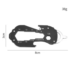 The Outdoor Vault Heimwerkzeuge|Outdoor & Garten-Multifunktionales 8-in-1-Reparaturwerkzeug für den Außenbereich – Vielseitiges Werkzeugset für Zuhause