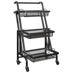 Space Savvy Küche & Esszimmer-Multifunktionales Küchenregal - Faltbarer Organizer