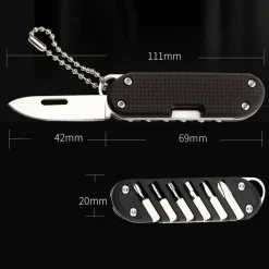 The Outdoor Vault Heimwerkzeuge|Outdoor & Garten-Multifunktionales Mini-Schraubendreher-Schlüsselanhänger-Werkzeug