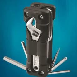 Roam Ready Fahrräder & Verkehr|Heimwerkzeuge-Multifunktionales Pocket Bike Tool – Kompaktes Reparaturset