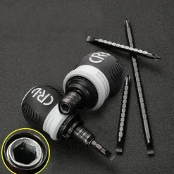 The Decor Haven Camping Im Freien|Outdoor-Artikel-Multifunktionales Ratschenschraubendreher-Set – Quick Tool Kit