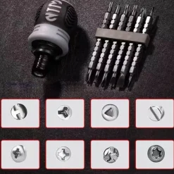 The Decor Haven Camping Im Freien|Outdoor-Artikel-Multifunktionales Ratschenschraubendreher-Set – Quick Tool Kit