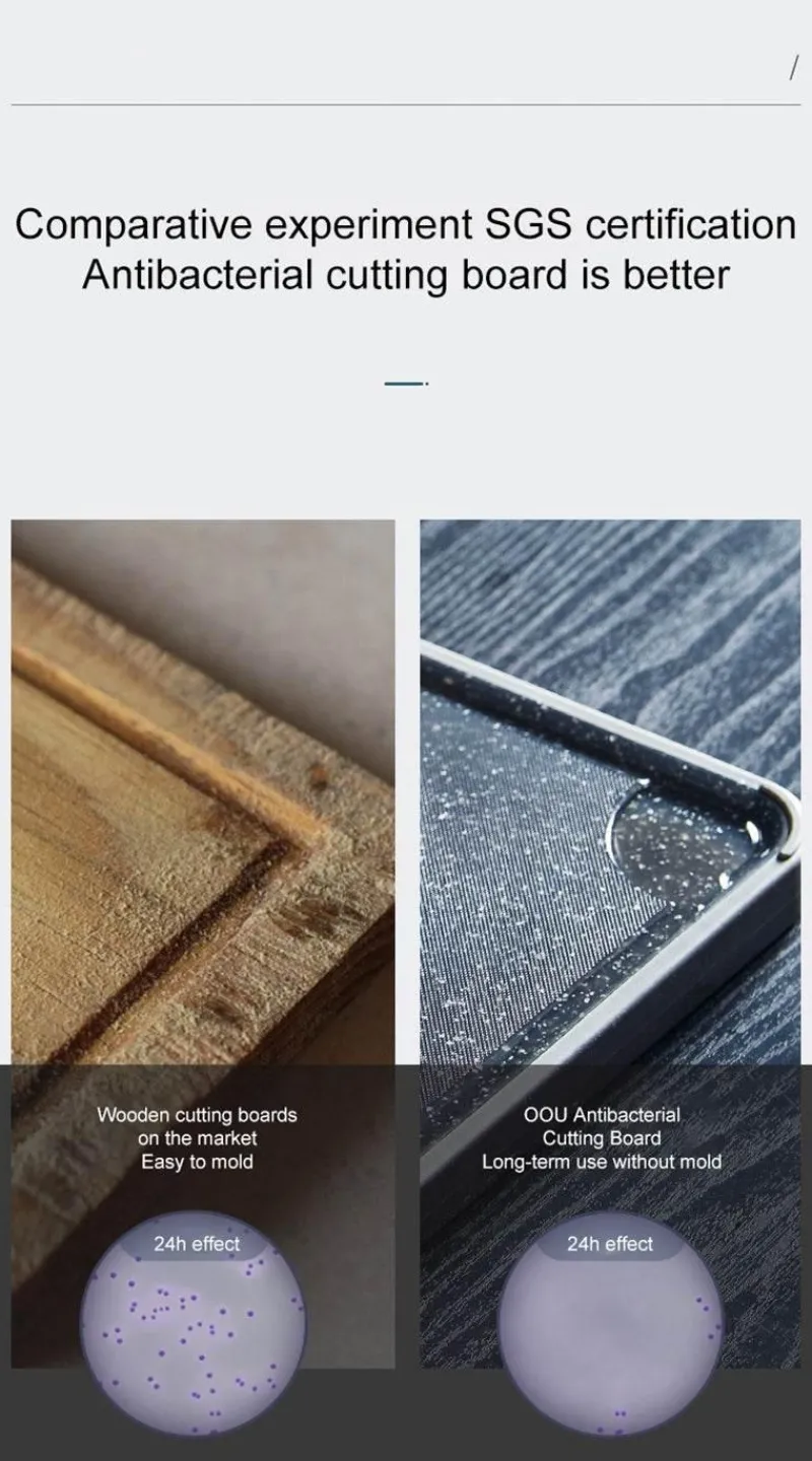 The Culinary Kit Küche & Esszimmer-Multifunktionales Schneidebrett mit Spitzer - Küchenwerkzeug