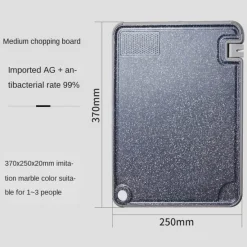 The Culinary Kit Küche & Esszimmer-Multifunktionales Schneidebrett mit Spitzer - Küchenwerkzeug