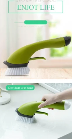 The Blissful Bath Badezimmer-Multifunktionsbürste für Flüssigkeitsspender - Reinigungswerkzeug