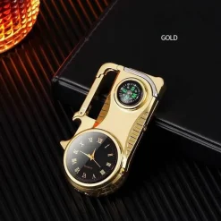 Trail Tech Camping-Werkzeuge|Outdoor-Artikel-Multifunktions-Schlüsselanhänger, Feuerzeug, Kompass, ultimatives Überlebenswerkzeug für den Außenbereich