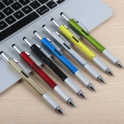 Roam Ready Heimwerkzeuge|Outdoor & Garten-Multifunktions-Schraubendreherstift - 6-in-1 mit Lineal