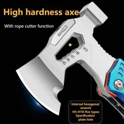 The Outdoor Vault Camping Im Freien|Outdoor & Garten-Multifunktionswerkzeug Axt Hammer Zange - Camping Survival Gadget