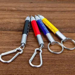 The Outdoor Vault Outdoor & Garten|Camping Im Freien-Multi-Stift-Schlüsselanhänger-Tool - 6-in-1 Pocket Pro Kit