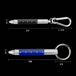 The Outdoor Vault Outdoor & Garten|Camping Im Freien-Multi-Stift-Schlüsselanhänger-Tool - 6-in-1 Pocket Pro Kit