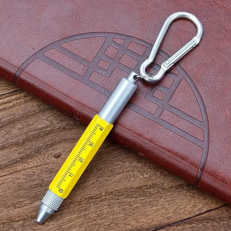 The Outdoor Vault Outdoor & Garten|Camping Im Freien-Multi-Stift-Schlüsselanhänger-Tool - 6-in-1 Pocket Pro Kit