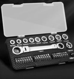 The Decor Haven Camping Im Freien|Outdoor-Artikel-Multitool-Ratschenschlüssel-Set – Vielseitiges All-in-One-Handwerkzeug