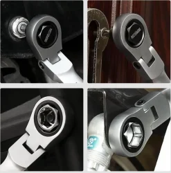 The Decor Haven Camping Im Freien|Outdoor-Artikel-Multitool-Ratschenschlüssel-Set – Vielseitiges All-in-One-Handwerkzeug