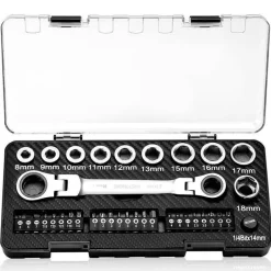 The Decor Haven Camping Im Freien|Outdoor-Artikel-Multitool-Ratschenschlüssel-Set – Vielseitiges All-in-One-Handwerkzeug