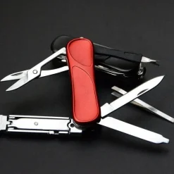 The Outdoor Vault Camping-Werkzeuge|Heimwerkzeuge-Multitool-Schlüsselanhänger – 10-in-1-EDC-Werkzeug aus Edelstahl