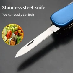 The Outdoor Vault Camping-Werkzeuge|Heimwerkzeuge-Multitool-Schlüsselanhänger – 10-in-1-EDC-Werkzeug aus Edelstahl