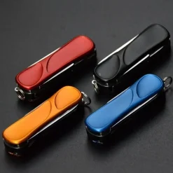 The Outdoor Vault Camping-Werkzeuge|Heimwerkzeuge-Multitool-Schlüsselanhänger – 10-in-1-EDC-Werkzeug aus Edelstahl