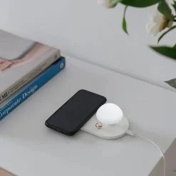 Comfort u0026 Style Beleuchtung-Mushroom LED Night Light - USB Wireless Charging Lamp