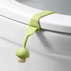 The Blissful Bath Badezimmer-Mushroom Toilet Seat Lifter - Flexible Potty Training Aid for Kids