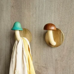Ember u0026 Ivy Gadgets Für Zuhause-Mystic Mushroom Wandaufhänger - Kleiderständer aus Holz
