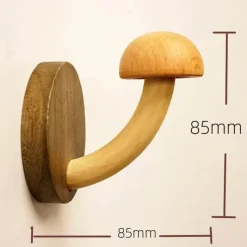 Ember u0026 Ivy Gadgets Für Zuhause-Mystic Mushroom Wandaufhänger - Kleiderständer aus Holz