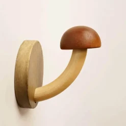 Ember u0026 Ivy Gadgets Für Zuhause-Mystic Mushroom Wandaufhänger - Kleiderständer aus Holz