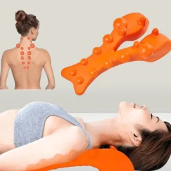Tranquil Touch Massageprodukte|Gesundheits-Gadgets-Nackenmassagegerät für die Halswirbelsäule – Eingebaute Druckpunkte zur Linderung