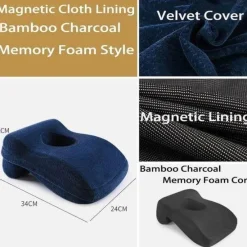 Plush Perch Bettzeug-Nackenstützkissen aus Memory-Schaum – ergonomische Kopfstütze für Komfort