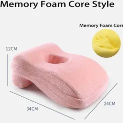 Plush Perch Bettzeug-Nackenstützkissen aus Memory-Schaum – ergonomische Kopfstütze für Komfort